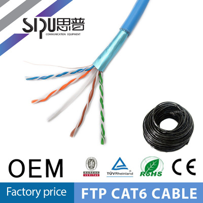 耗材厂家直销 揭阳思普Cat6单屏蔽网线与超六类跳线详解