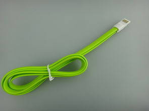 彩色吸铁扁线三星HTC Micro数据线1米长PVC材质网络线评测